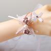 Flor de Muñeca Coreana para Novia, Hermoso y Súper Hada Flor de Orquídea Pulsera de Flor para Mano, Regalo de Boda, Grupo de Damas de Honor Hermanas