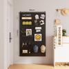 Prateleira de Armazenamento de Painel Perfurado de Metal na Parede Atrás da Porta, Painel Perfurado de Aço Inoxidável para Exibição e Armazenamento, Painel de Pendurar para Entrada