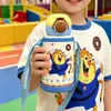 Vaso de agua de caricatura Zootopia 316 vaso térmico Toy Story vaso pop-up de doble uso botella de alto valor para niños
