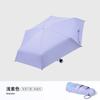 Mini Paraguas Ultraligero Personalizable con Logo, Doble Uso para Días Soleados y Lluviosos, Compacto y Portátil, Paraguas Parasol con Recubrimiento Negro Protector Solar