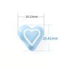 Y2g óleo escorrendo amor bicolor resina creme cola capa de celular grampo de cabelo sapatos roupa patch decorativo acessórios de joalheria diy
