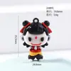 Micro-paisagem Tridimensional Criativa Desenho Animado PVC Acessórios Decorativos Feitos à Mão Decoração de Mesa de Carro Pingente de Chaveiro
