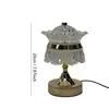 Lámpara de Mesa Decorativa Moderna Simple Popular Transfronteriza Carga de Gama Alta Atmósfera Americana para Dormitorio Lámpara de Luz Nocturna Decorativa de Lujo Ligero