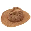 Sombrero de Paja para Hombre Verano Cubre Rostro Sombrero de Playa para Hombre Sombrero de Protección Solar para Montañismo Sombrero de Sol para Viaje para Hombre Obra de Construcción