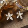 Accesorios DIY Aretes de Perlas Pequeñas Frescas de Plata Esterlina S925 Soporte Vacío Accesorios Estilo Occidental Aretes para Mujer Soporte Plateado 4-8