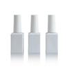 FONTE Fábrica de unhas de cola de vidro 12ml frasco de esmalte branco Esmalte cola garrafa vazia material de embalagem de esmalte frasco de esmalte