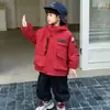 Chaqueta para Niños Primavera y Otoño 2025 Nueva Chaqueta Deportiva Tres en Uno Ropa Polar de Moda
