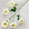 Venta Directa de Fábrica de Flores de Osmanthus Artificiales de 6 Cabezas para Arreglos Florales DIY de Boda y Hogar, Flores de Seda para Decoraciones de Festivales, Paredes de Flores y Venta al por Mayor para Bodas