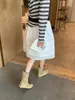 Primeiro Encontro Ji Estilo Europeu e Americano Bico Redondo Botas Curtas Femininas Verão Salto Médio Altura Oculta Botas de Moda Botas Meia Moda Versátil
