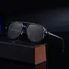 Novos Óculos de Sol Quadrados Europeus e Americanos da Moda com Proteção UV400 para Homens, Estilo Punk Cabeça de Leopardo Retrô Óculos de Sol Personalizados Transfronteiriços