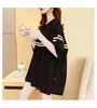 Camiseta de Manga Curta de Verão para Gestante 200 Jin Camiseta de Manga Curta Feminina Top Celebridade da Internet Verão Coreano Solto Estilo Ocidental Saia Evasê Camiseta