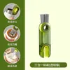 Gadget de Cepillo para Tazas en Forma de U Tres en Uno para Limpiar Tazas, Termos, Tapas de Biberones y Ranuras