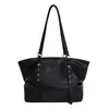 Bolso de Mano Retro Casual para Viajes Diarios de Mujer Otoño 2025 Nuevo de Moda Gran Capacidad Moda Tendencia Bolso de Hombro Bajo el Brazo