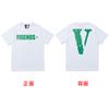 Vlone saludo manga corta V grande dragón chino limitado Fujiwara Hao Guanxi Wang Yibo con suelto pareja hombres