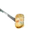 Pala de silicona anti-escaldaduras de Amazon, utensilios de cocina, pala de acero inoxidable para freír pescado, espátula para carne resistente a altas temperaturas, espátula antiadherente