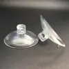 Ventosa de cabeza de hongo transparente de PVC para fabricante, 45 mm, ventosa de cabeza redonda grande, ventosa de encaje, 4.5 CM de grosor, no requiere taladro