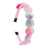 Nueva diadema de amor con degradado de color, pasador de flores de dibujos animados para niños, estrellas, accesorios para el cabello, diadema de color cebolla dulce, suministro