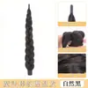 Peluca de autoenrollado para mujer, textura de varita mágica, moño bajo, herramienta de peinado de trenzas, anillo para el cabello sin costuras, enviado desde Xuchang
