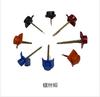 Accesorios para tejas de resina Tornillo autorroscante Sombrero impermeable Sombrero Asapvc Techo de tejas de resina Aleros antiguos integrados