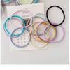Banda de goma de colores estilo japonés y coreano para el cabello de mujer, fina, dulce, estilo Mori, linda red para la cabeza de niña, anillo para el cabello rojo