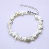 Pulsera de Grava de Ágata de Cristal Natural Pulsera Irregular de Piedra Semipreciosa Amatista Rosa Estudiante Novia Regalo
