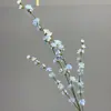 Flores Artificiales Simulación Cruzada Flor de Sauce Crisantemo Nuevo Ramo Uso en Bodas Flores de Seda Artificial de Alta Gama Flores de Simulación Flores Decorativas