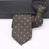 8 CM Gravata Free-Tie Vestido Masculino Negócios Champanhe Noivo Casamento Estilo Coreano Preguiçoso Zíper Estudante Largo Terno Moderno