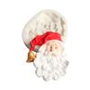 Alce de Navidad, copo de nieve, serie de hojas navideñas, regalos de Navidad, molde de silicona para pastel de azúcar volteable de Papá Noel
