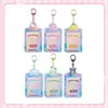 Portatarjetas Grueso de PVC Impermeable y a Prueba de Polvo para Tarjetas de Autobús Estudiantiles, Tarjetas de Comedor, Tarjetas de Identificación, Llavero de Tarjeta y Cartera de Tarjetas