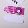 Clip para el Cabello DIY de Niña Pequeña con Forma de Bala Acrílica Esmerilada Impreso Materiales para Accesorios del Cabello Clip Lateral de Pato
