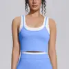 Nuevo conjunto de seis piezas de nylon de colorblock transfronterizo, doble cara, sin costuras, ajustado, para yoga, deportes, correr y fitness