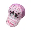 Boné de beisebol com estampa de desenho animado transfronteiriço, chapéu de sol para meninos e meninas, boné com proteção solar de comércio exterior, boné de rede fina infantil para meninas