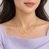 Collar de doble capa con colgante de borla de perla transfronterizo europeo y americano, estilo apilado, de alta gama y a la moda para mujer.