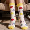 Calcetines personalizados, calcetines deportivos de primavera, diseños personalizados, unisex, calcetines de media pantorrilla de moda, calcetines jacquard personalizados, fabricación a medida