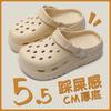 Sapatos de buraco de centro cirúrgico Lidani masculinos 2025 novos solado grosso antiderrapante para dirigir chinelos de enfermeira para mulheres