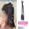 Peluca colorida para niños trenza cuerda para el cabello niñas bebé niña princesa accesorios para el cabello trenzado tocado anillo para el cabello