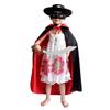 Día de los Niños de Halloween Disfraz de Performance Traje de Zorro Sombrero Máscara Cuchillo de Plástico Juego de Tres Piezas Estilo Mayorista