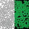 Cuentas sueltas de acrílico de 4x7 mm, cuentas planas con letras inglesas, hechas a mano, accesorios de joyería con cuentas para educación temprana de niños, pulsera