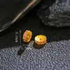 Prata 925 Banhada a Ouro 24K no Corpo Inteiro, Cravejado com Zircônia, Espaçador para Pulseira e Colar DIY em Formato de Folha de Lótus, Acessórios DIY em Prata 925