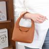 Bolsa Cesta de Legumes de Couro Macio de Alta Qualidade, Portátil, Transfronteiriça, Togo, Couro Bovino de Primeira Camada, Bolsa de Ombro, Elegante, Couro Genuíno, Bolsa Feminina para Axila