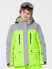 Traje de esqui infantil para meninos e meninas, inverno, ao ar livre, à prova d'água, quente, engrossado, snowboard, traje de esqui duplo para crianças