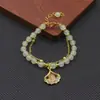 Nueva Pulsera de Cuentas de Hoja de Arce Rojo Estilo Lujo Ligero Estilo Chino Diseño Nicho Estilo Exquisito de Alta Gama Joyería de Mano Personalizada Venta al por Mayor