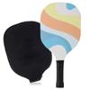 Raquete de Pickleball de Madeira, Raquete de Praia de Choupo, Raquete de Pickleball de 1cm de Espessura, Raquetes Raquete de Praia