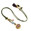 Nueva Cuerda de Colgante Estilo Chino Tíbet, Cadena para Suéter Zaki Lamu Thangka Pintado a Mano, Lujo Ligero, Accesorio de Cuerda para Colgar en el Cuello Simple y Versátil