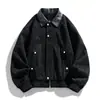 Chaqueta para hombre de talla grande, moda masculina moderna, prenda superior compuesta de peso pesado, nueva colección otoño/invierno 2026, ropa exterior casual versátil para hombre