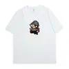 Camiseta de Verano para Hombre 230g Algodón Holgado Estampada de Manga Corta Venta al por Mayor Tops Casuales de Media Manga para Hombre