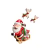 VA-KG043 alce criativo Papai Noel quarto sala de estar adesivos de interruptor adesivos de parede decorativos autoadesivos atacado comércio exterior