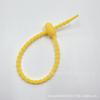 Cabo de Dados de Armazenamento Fino de Silicone de 21cm com Corda de Presilha Arco-Íris com Gotejamento de Cola Acessórios DIY Alça