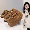 Sapatos de Algodão para Meninas, Botas de Neve para Crianças, Novas Botas de Algodão de Inverno 2025, Botas Quentes para Meninas, Botas Aveludadas Espessas