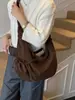 Bolso Retro de Axila Transfronterizo Bolso Plegado Tipo Empanadilla Nuevo Estilo Coreano para Mujer Otoño e Invierno 2025 Bolso de Hombro Bolso Cruzado de Moda